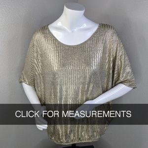 3/$10💲ESPRESSO Metallic Dolman Top